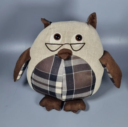 Door stop owl rustic animal - door,