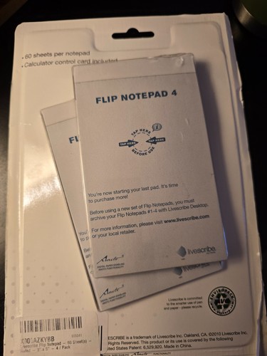 Livescribe notepad paper - livescribe,