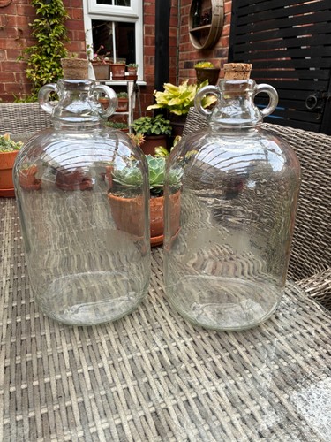 Demijohn bottles clear - demijohn, for