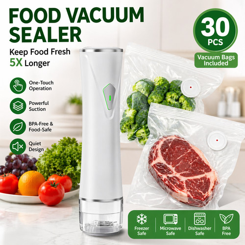 Vacuum sealer machine for food - vacuum,