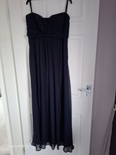 Navy Debut Long Ballgown /