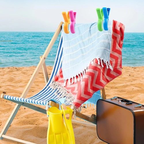 8pcs towel clips clothes pool - 8pcs,