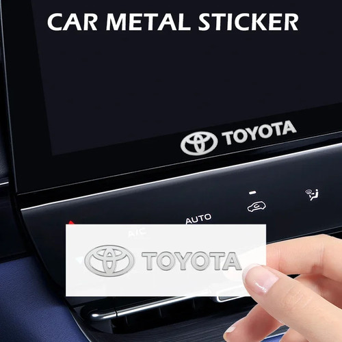 Metal car interior - 3d, stickers