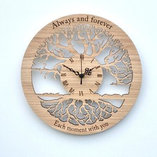 Personalised Oak Wooden Wall