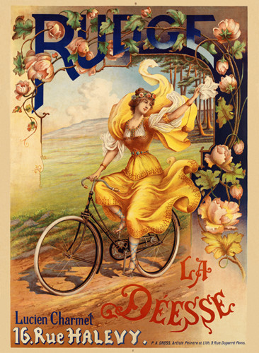 Rudge vintage bicycle poster - bicycle,