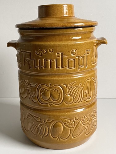 Rumtopf rum pot jar lid - &,