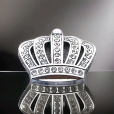 METAL 3D SILVER CROWN Car