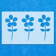 Daisy Flower Plant Stencil: Mylar Airbrush Wall Art Painting Crafts 1, DIY