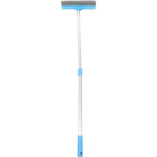 Household Microfiber Window Cleaning Scrubber Window Cleaner Squeegee with Pole