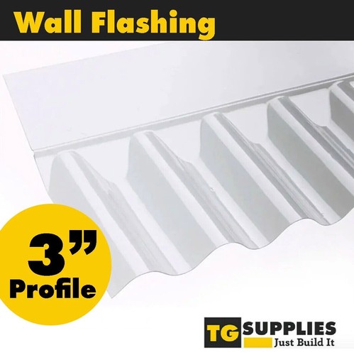 Clear pvc wall flashing - clear, for