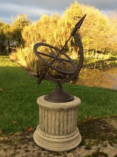 STONE GARDEN IRON ARMILLARY