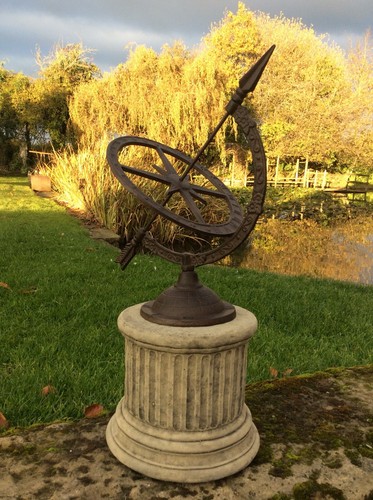 Stone garden iron armillary - stone,
