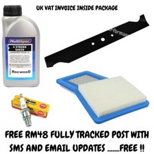 Hayter Harrier 48 Service Kit With 19 " Blade 480149 (Air filter, plug & Oil)