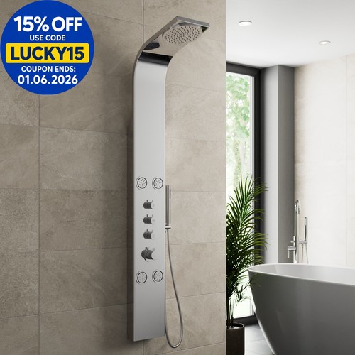 Thermostatic shower panel - thermostatic,