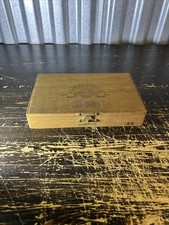 VINTAGE WOODEN CIGAR BOX AMBASSADOR collectable