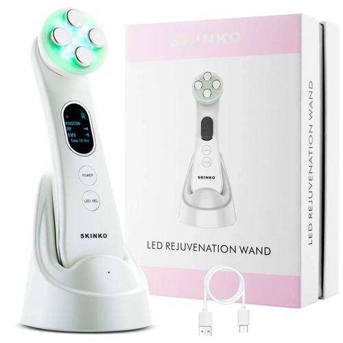 Led face massager wand - led,