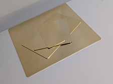 Brass Sheets 1.5mm - Rounded