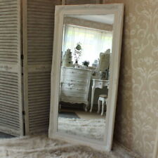 Extra Large White Wall Floor Ornate Mirror bedroom hall living room vintage home