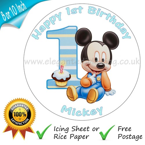 Baby mickey mouse 1st birthday - mouse,