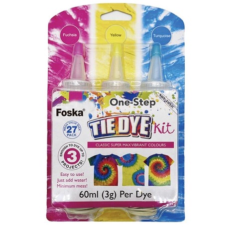 Pack colours tie dye kit - pack, 3