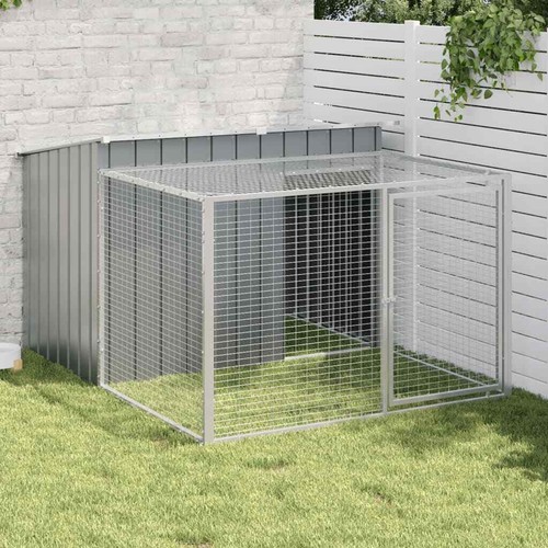 Dog house with run - house,