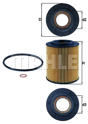 New oil filter for - oil,