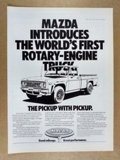 1974 Mazda Rotary-Engine Pickup Truck vintage print Ad