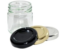 Round Jar Glass Mini Jam