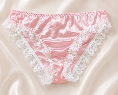 Womens pink silky feel - silky, gloss