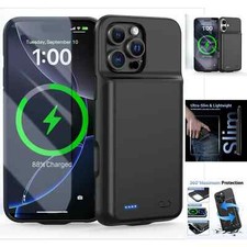 for iPhone 11 12 13 14 15 16 Pro Max 16E Plus MINI 7/8/6 SE Battery Charger Case