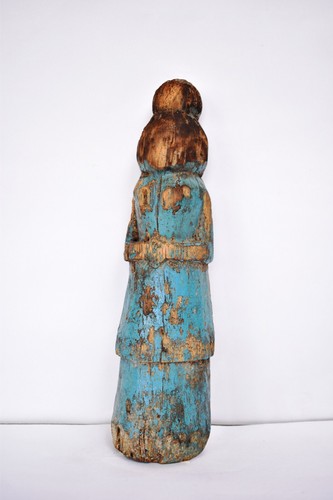 Antique wooden doll - antique, figurine