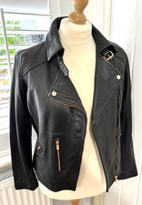 Mint Velvet black leather