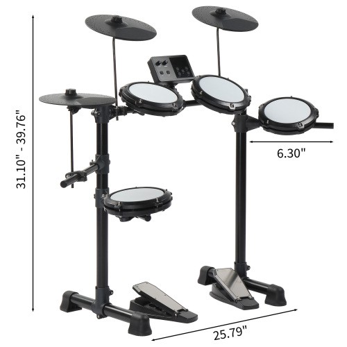 Electronic drum kit quiet - drum, 7''
