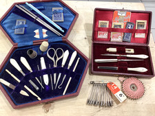 Vintage Sewing Set Boxed X 2 &