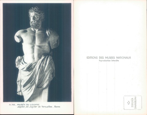 Statue jupiter from the - of,