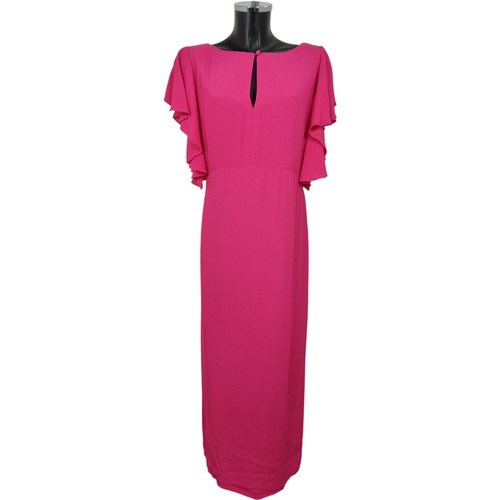 Ossie clark london pink maxi - clark,