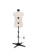 14-22 Cream Tailors Dummy Adjustable Dressmaker Female Mannequin Fashion Sizes