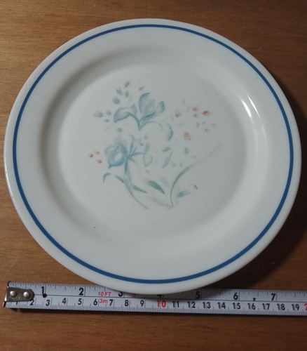 Pyrex blue iris 5cm - pyrex,