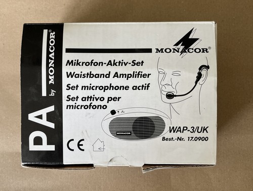 Monacor wap 3waistband voice - monacor,