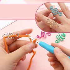Easy Use Finger Ring Yarn Tension Guide Knitting Crochet Wool thread