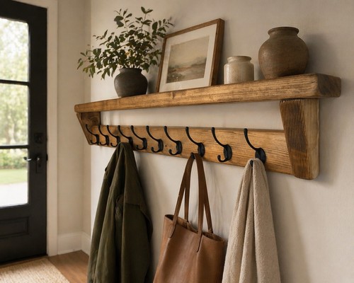 English oak waxed coat - oak,