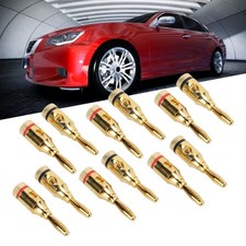 Banana Plugs 12 Pairs Gold