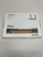 New Ikea GRUNDTAL 5x10" Stainless Wall Hanging Shelf 302.197.09