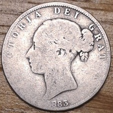 1883 Queen Victoria Young Head