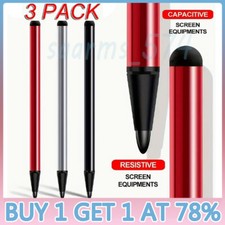 3 x Touch Screen Stylus Pens for iPhone iPad Tablet Samsung Android Phone