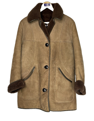 Nurseys england sheepskin coat - england,