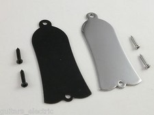 Gibson METAL TRUSS ROD COVER + Screws CHROME or BLACK for SG LP style guitars
