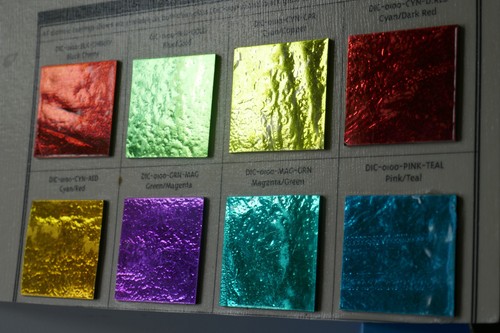 Dichroic glass samples - dichroic,