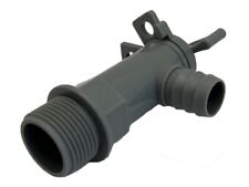 Waste Water Drainage Outlet Tap Grey 3/4" BSP For 25mm Hose Caravan Motorhome