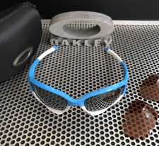 OAKLEY RACING JACKET | GLACIER | BLACK IRIDIUM POLARISED + VR28 (VENTED)